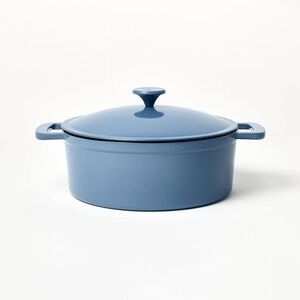Figmint -  Enamel Cast Iron Dutch Oven 500 Degree F 7 Blue